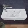 VILLEROY & BOCH O.Novo umývadlo 50 x 25cm s prepadom, otvor na batériu na ľavej strane biela 4342L501