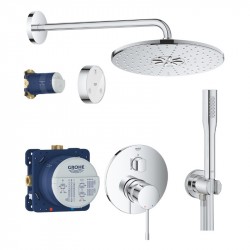 Grohe ESSENCE sprchový set s hlavovou sprchou 310mm a batériou, ručná sprcha, chróm, 451984