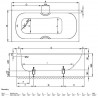 BETTE FORM NEW vaňa 150 x 70 x 42 cm biela 2941-000