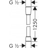 Hansgrohe sprchová hadica ComfortFlex 125 cm chróm 28167000