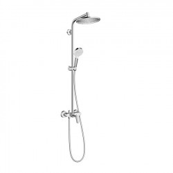 Hansgrohe Crometta S 240 sprchový systém 1jet Showerpipe biela/chróm 27269000