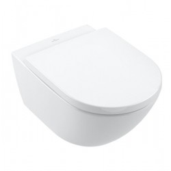 VILLEROY & BOCH Subway 3.0 misa WC závesná s TwistFlush, so SoftClosing sedátkom alpská biela s CeramicPlus, 4670TSR1