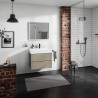 Hansgrohe Xevolos E skrinka pod umývadlo 780 x 475 mm s 2 zásuvkami, bridlicová matná sivá, 54180390