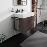 Hansgrohe Xevolos E skrinka pod umývadlo 780 x 475 mm s 2 zásuvkami, bridlicová matná sivá, 54180730