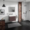 Hansgrohe Xevolos E skrinka pod umývadlo 780 x 475 mm s 2 zásuvkami, bridlicová matná sivá, 54180730