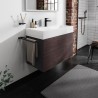 Hansgrohe Xevolos E skrinka pod umývadlo 980 x 475 mm s 2 zásuvkami, bridlicová matná sivá, 54183730