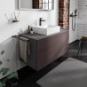 Hansgrohe Xevolos E doska pod umývadlo 1180 x 550 mm pre zápustné umývadlo 500 x 480 mm a 600 x 480 mm, bridlicová matná sivá, 