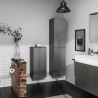 Hansgrohe Xevolos E skrinka strednej výšky 400 x 360 mm, pánty vľavo, bridlicová matná sivá, 54214770