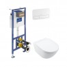 Villeroy & Boch predstenový modul ViConnect Pro S + WC misa SUBWAY 3.0 TwistFlush, CeramicPlus, sedátko SoftClose, tlačítko bi