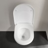 VILLEROY & BOCH Subway 3.0 predstenový set ViConnect, WC misa TwistFlush, sedátko SoftClose, tlačítko čierna matná 4670TSR1SET3