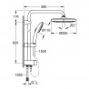 Grohe Vitalio Start sprchový set bez batérie, priemer 250, 2 prúdy, chróm 26680001