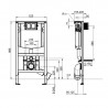 Villeroy & Boch ViConnect modul WC v.98, ovládanie spredu/zhora 92247800