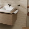 Hansgrohe Xelu Q polička 140 x 430 mm, matná čierna, 54144670