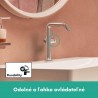 HANSGROHE Tecturis S 210 batéria umývadlová stojanková s výpusťou Push-Open chróm 73360000