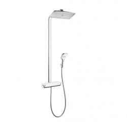 Hansgrohe Raindance Select E sprchový systém Showerpipe 360 1jet s termostatom biela/chróm, 27112400