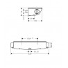 Hansgrohe Ecostat Select termostatická sprchová batéria na stenu chróm, 13161000