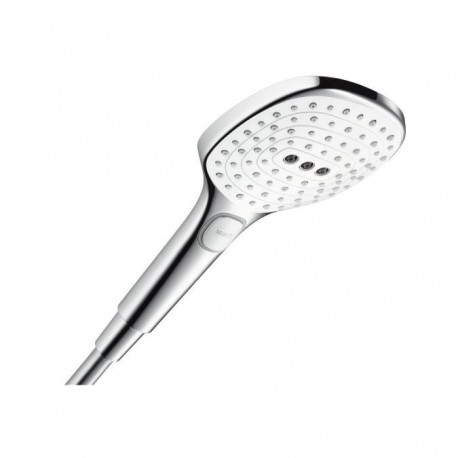 Hansgrohe Raindance Select E ručná sprcha 120 3jet EcoSmart biela/chróm 26521400