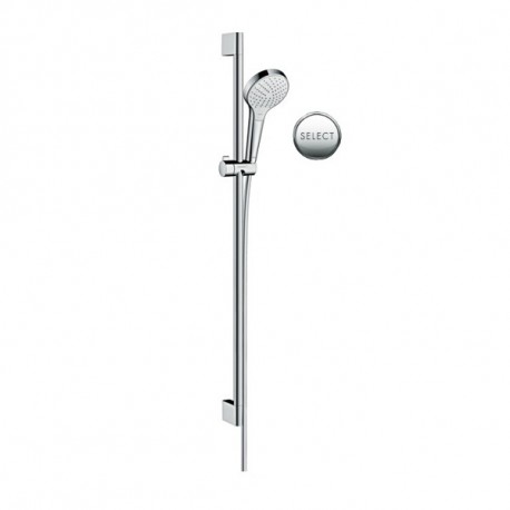 Hansgrohe Croma Select S sprchový set Vario 3-prúdový s tyčou 90cm biela/chróm, 26572400