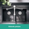 Hansgrohe Talis M52 drezová batéria 170 s vyťahovacou sprškou 2jet, chróm 32841000