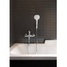 Hansgrohe Croma Select E vaňový set 1jet, s hadicou 1,25m a držiakom, biela/chróm 26424400