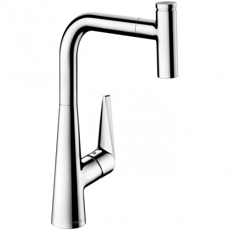 Hansgrohe Talis Select M51 páková drezová batéria 300 s vyťahovacím výtokom,1jet s tlačítkom Select chróm 72821000