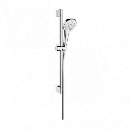 Hansgrohe Croma Select E sprchový set Multi EcoSmart 9 l/min 3-prúdový s tyčou 0,65 m biela/chróm, 26581400