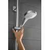 Hansgrohe Croma Select E sprchový set Multi EcoSmart 9 l/min 3-prúdový s tyčou 0,65 m biela/chróm, 26581400