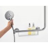 Hansgrohe Unica - Sprchová tyč 1100 mm, pravá, biela/chróm 26404400