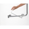 Hansgrohe Unica - Sprchová tyč 1100 mm, pravá, biela/chróm 26404400