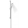 Hansgrohe Crometta sprchový set Vario Green 6 l/min s tyčou 0,65m biela/chróm 26555400