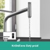 Hansgrohe Metris Select M71 drezová batéria 320 s vyťahovacím výtokom chróm s tlačítkom Select 14884000