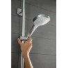 Hansgrohe Croma Select E sprchový set Multi EcoSmart 9 l/min 3-prúdový s tyčou 0,90 m biela/chróm 26591400