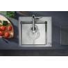 HANSGROHE nerezový drez S711-F450 (450) na dosku, nerezová oceľ, 43301800