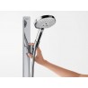 Hansgrohe Raindance Select S sprchový set 120 3jet s nástennou tyčou 90cm s poličkou biela/chróm, 27648400