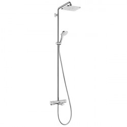 Hansgrohe Croma E sprchový systém Showerpipe 280 1jet s termostatom k vani chróm, 27687000