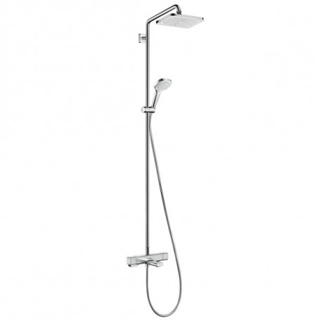 Hansgrohe Croma E sprchový systém Showerpipe 280 1jet s termostatom k vani chróm, 27687000