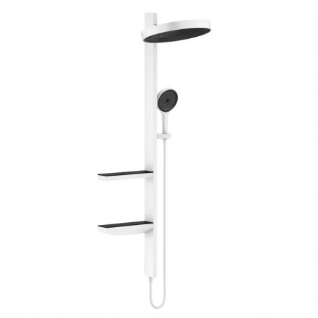 Hansgrohe Rainfinity sprchový systém Showerpipe 360 1jet k telesu pod omietkou biela matná, 26842700