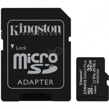 KINGSTON MICRO SDHC 32GB Canvas Select Plus A1 CL10 100MB/s + adapter