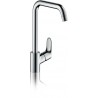 Hansgrohe Focus M41 páková drezová batéria 260 tvar U 1jet matná čierna 31820670