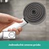 HANSGROHE Pulsify Select S sada so sprchovým držiakom 105 3jet Relaxation, so sprchovou hadicou 160cm matná biela, 24303700