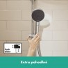 Hansgrohe Unica sprchová tyč Pulsify 90 s jazdcom Push a sprchovou hadicou 160cm chróm, 24401000