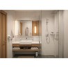 Hansgrohe AddStoris polička rohová do sprchy, kartáčovaný čierny chróm, 41741340