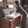 Hansgrohe Vivenis umývadlová batéria 110, EcoSmart, matná čierna, 75022670