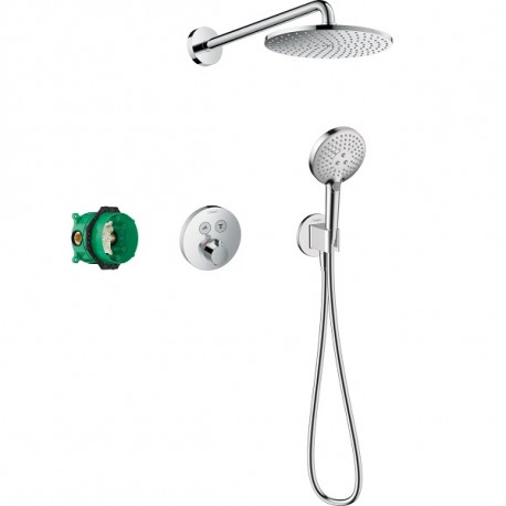 Hansgrohe Raindance S sprchový systém 240 1jet PowderRain s termostatom ShowerSelect S chróm, 27951000