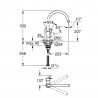 Grohe BauLoop drezová batéria, chróm 31368001