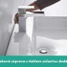 Hansgrohe Vernis Shape umývadlová batéria 100 s kovovou odtokovou súpravou s tiahlom, EcoSmart, chróm, 71568000