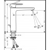 Hansgrohe Vernis Blend páková umývadlová batéria 190 s odtokovou súpravou s tiahlom, EcoSmart, chróm, 71552000