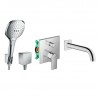 Hansgrohe VERNIS Shape zostava s vaňovým výtokom a ruč sprch chróm 422212