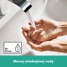 Hansgrohe Vivenis 3-otvorová umývadlová batéria 90 s odtokovou súpravou a tiahlom chróm, 75033000