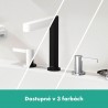 Hansgrohe Finoris 3-otvorová umývadlová batéria 160 s výpusťou Push-Open matná biela, 76034700